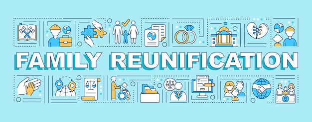 Family reunification banner