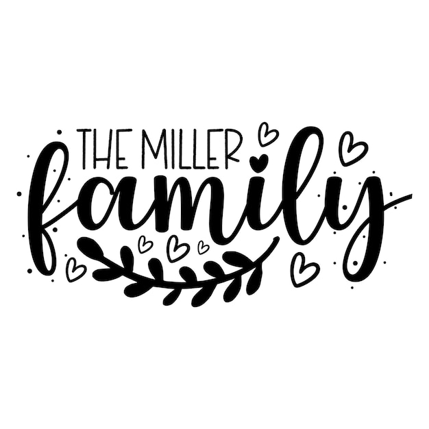 Family Sign SVG Design