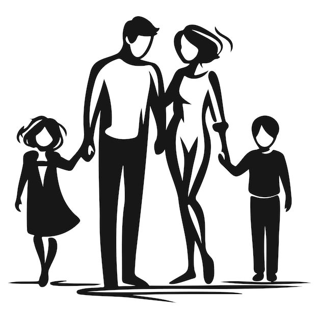 Family stick figures_h