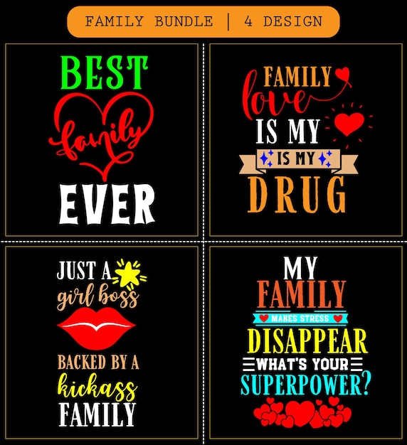 Family svg bundle family svg files family lettering family quotes