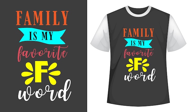 Vettore famiglia svg bundle famiglia tshirt mockup famiglia file svg famiglia lettering citazioni di famiglia