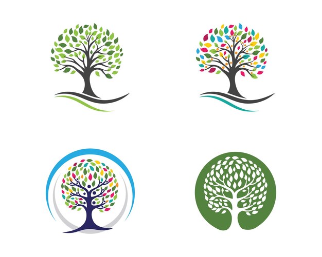 Family tree logo template