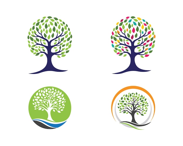 Family tree logo template