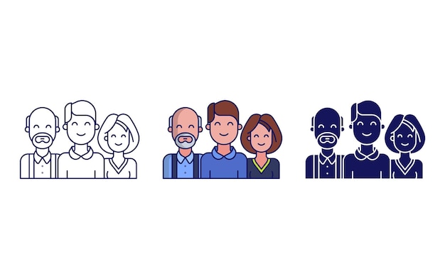 Family vector icon