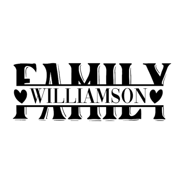Vector family williams ' svg