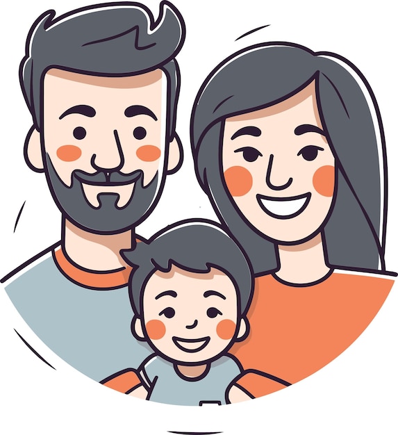 a family with a baby and a man with a baby on their shoulders