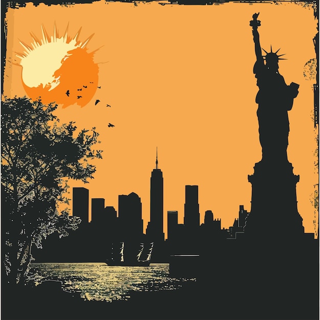 Vector famous_landmark_of_the_worldsilhouette