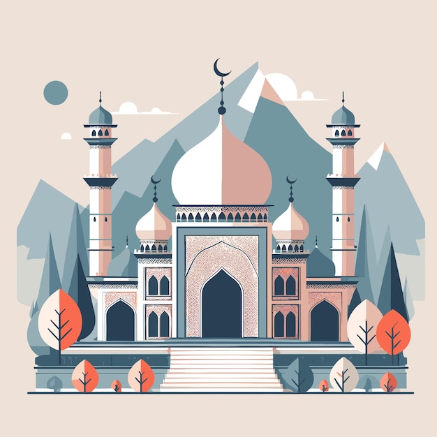 Известная мечеть Кашмира