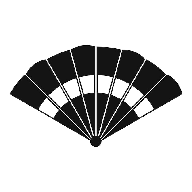 Fan icon Eenvoudige illustratie van fan vector icon voor het web