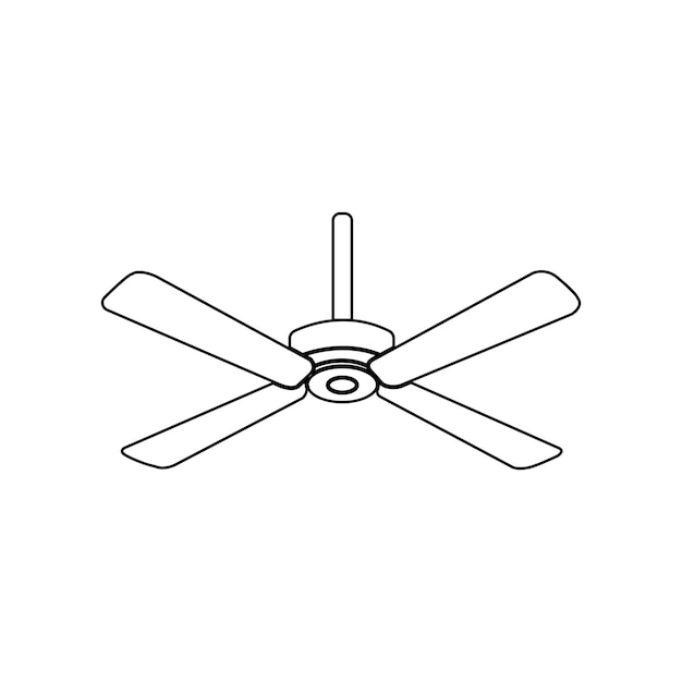 Vector fan icon