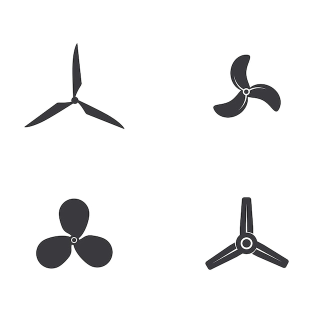 Fan vector illustration icon template