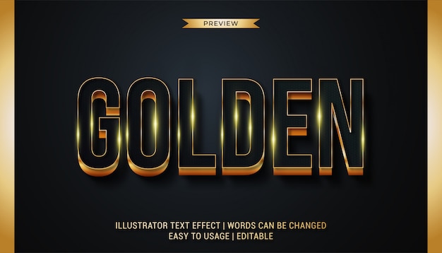 Fancy gold text effects