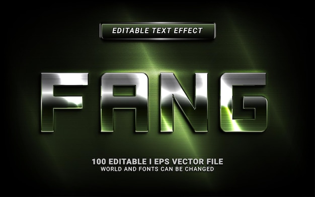 Fang text effect