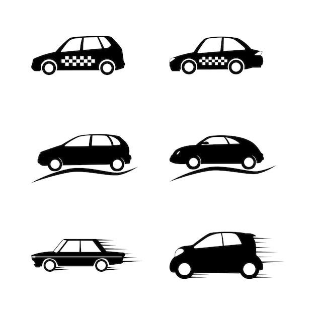 Vector fantastic icon of cars