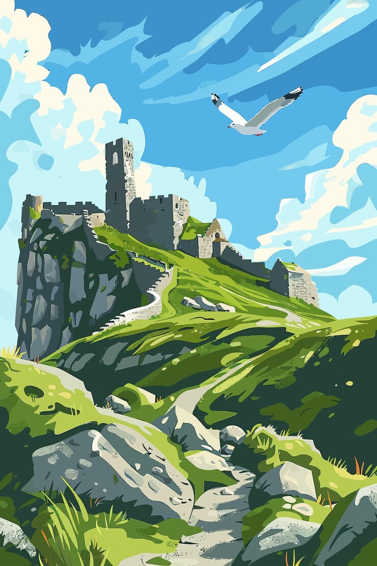 Vector fantasy background