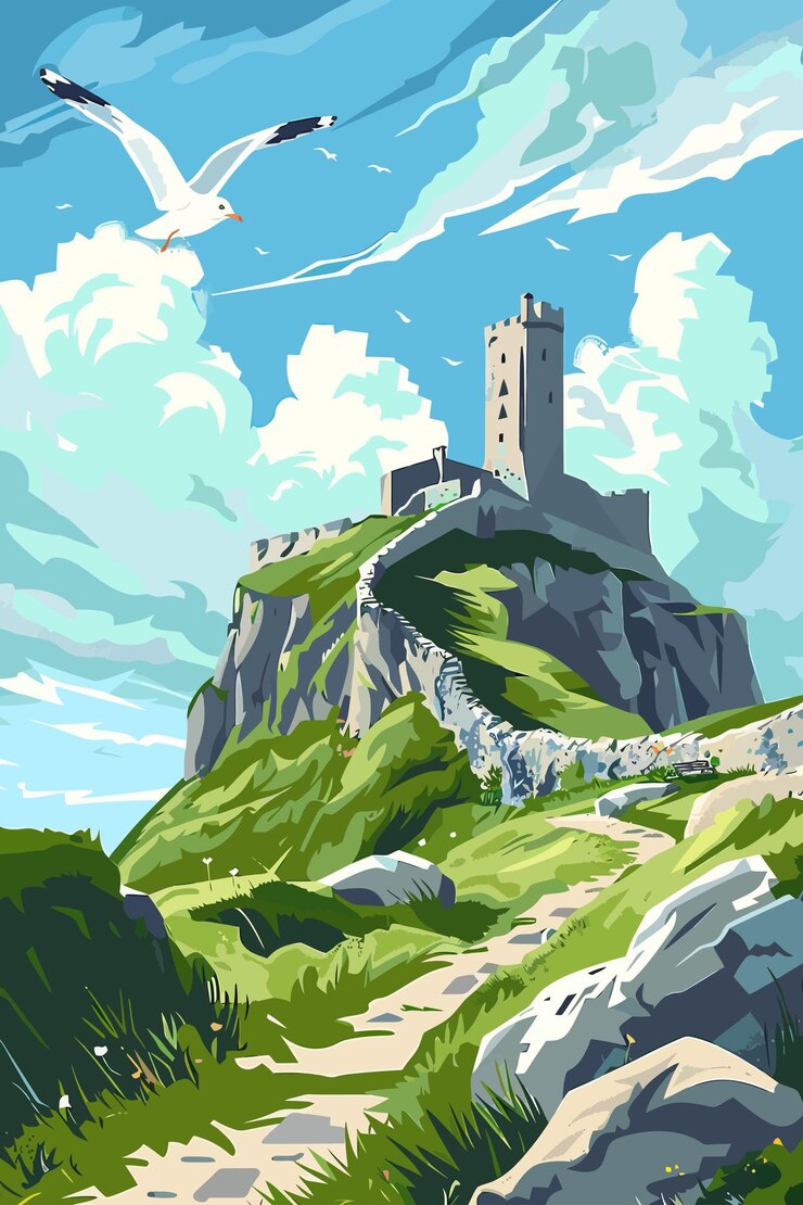 Vector fantasy background