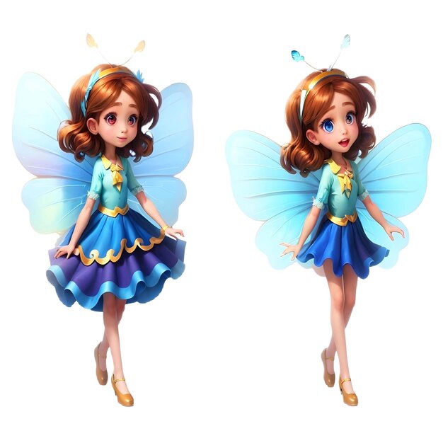 Fantasy Fairy Character In Princess Party