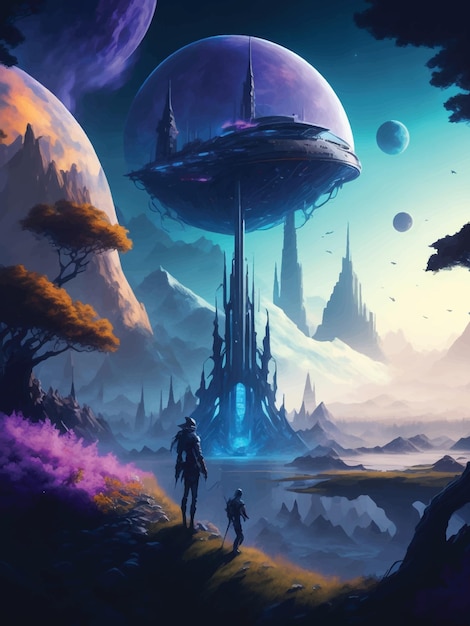 Fantasy Future Wallpaper