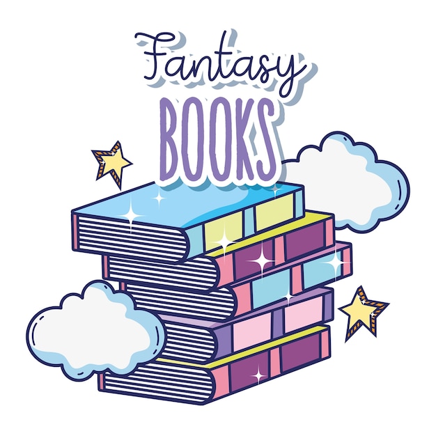 Libri fantasy e magici simpatici cartoni animati