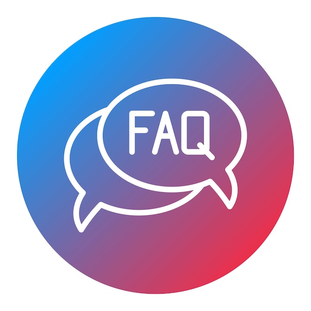 FAQ-icon vector afbeelding Kan worden gebruikt voor Online Store