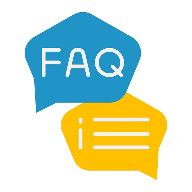 벡터 faq 아이콘