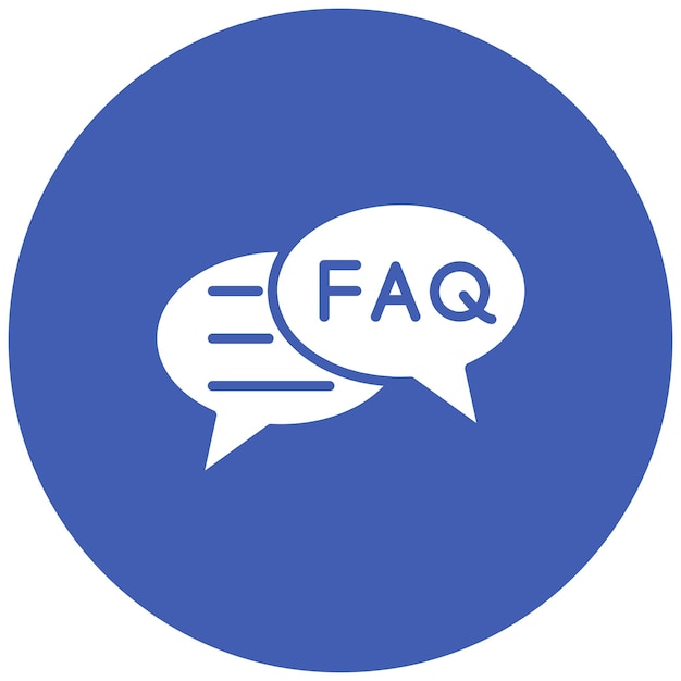 FAQ Vector Illustration Style