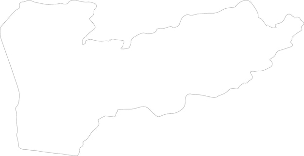 Vector farah afghanistan outline map