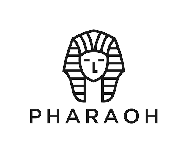 farao logo ontwerp vectorillustratie