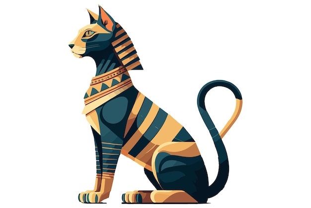 Faraonische kat vectorillustratie