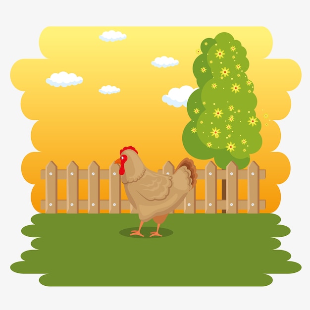 Farm animal icon