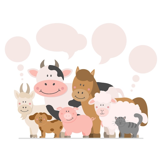 Vector farm animals_03