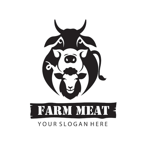 Farm animals label