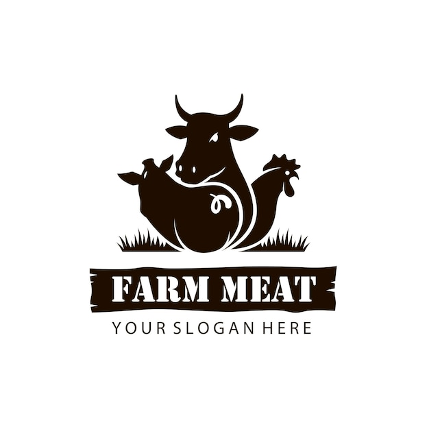 Farm animals label