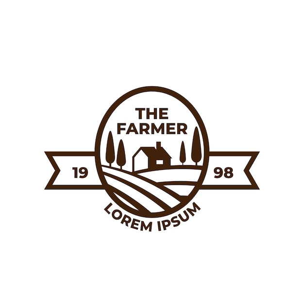 The farm badge logo