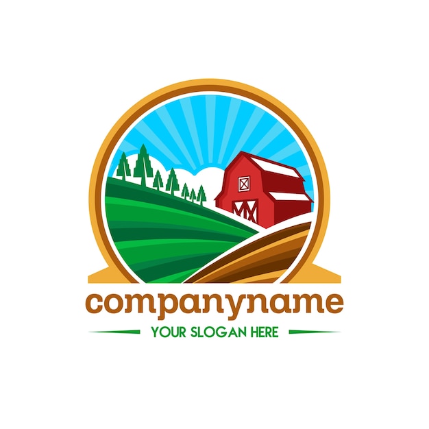 Farm barn logo