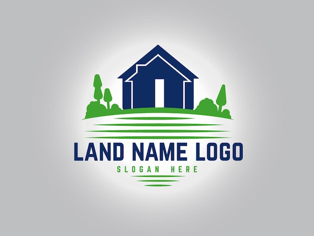 farm circle logo vector vintage icon real estate logo template