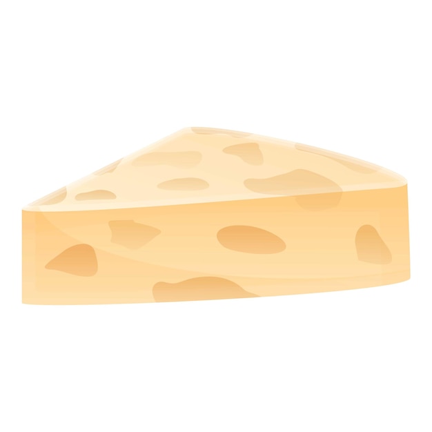 Иконка фермерского эко-сыра Мультфильм о векторной иконке фермерского эко-сыра для веб-дизайна, выделенной на белом фоне