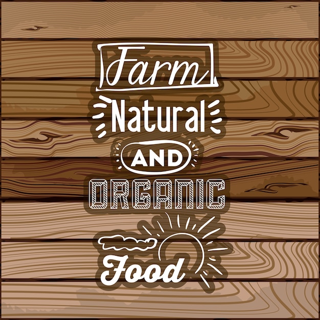 Vector farm food digital design