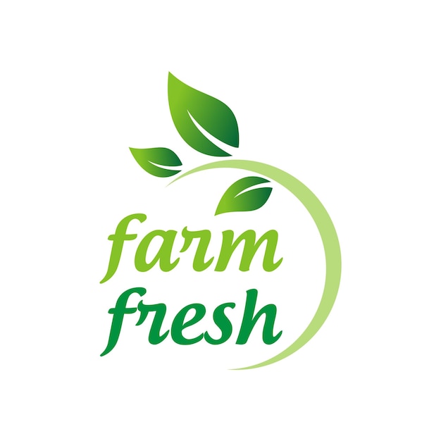 The farm fresh logo is a green logo.