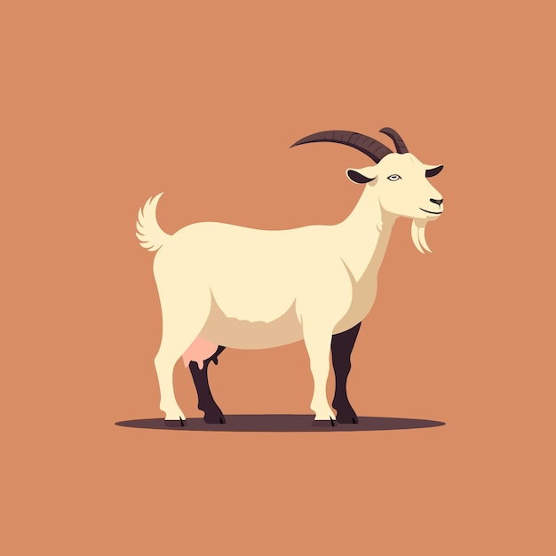 Farm Goat Illustration