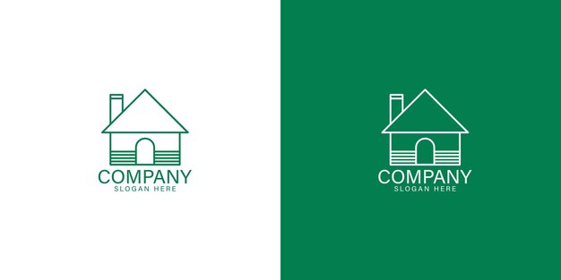 farm house logo template simple design