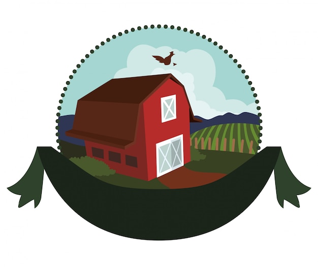 Vector farm icons design