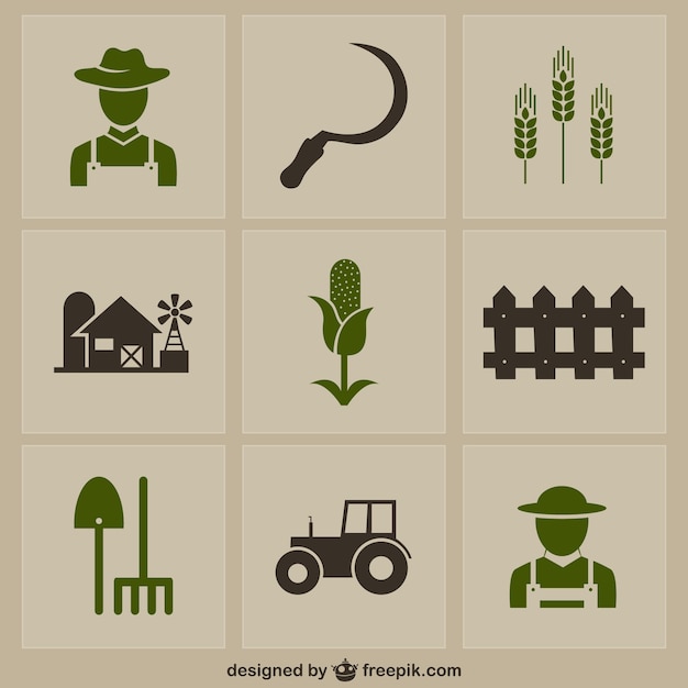 Farm icons pack