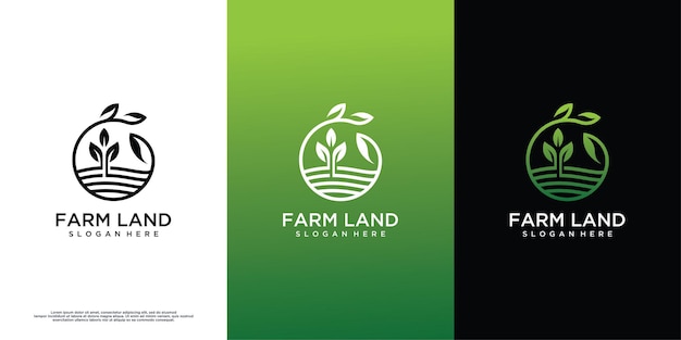 Farm inspiration template logo design