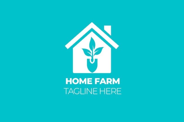 The Farm Logo. Agricultural Nature Organic Concept.