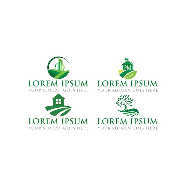 Farm logo agriculture logo vector