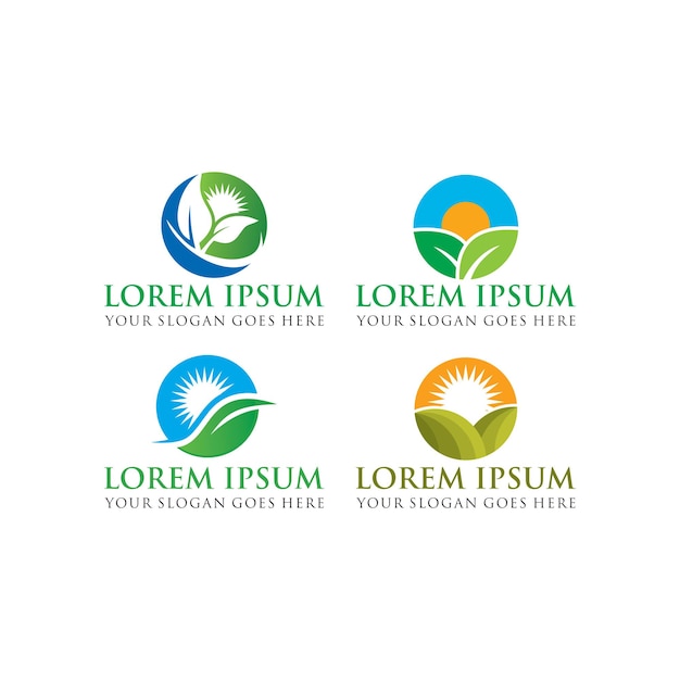 Farm logo agriculture logo vector