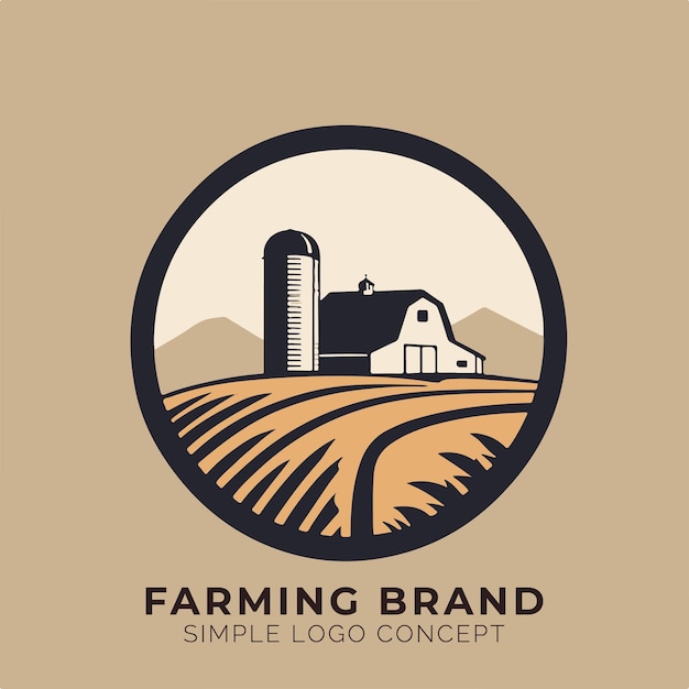 Farm Logo Concept for Company and Branding