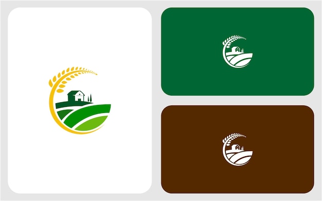 Farm Logo Design Вдохновение