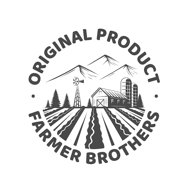 Farm market label